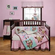 Image result for Owl Baby Girl Crib Bedding