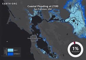 Image result for 2100 Sea Level Rise Map