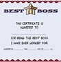 Image result for Best Boss Award Funny