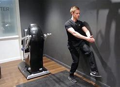 Image result for Single Leg Wall Squat