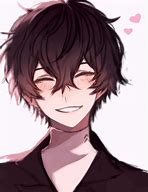 Image result for Anime Boy PFP Smile