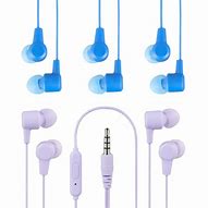 Image result for Onn Wired 5Pk Earbuds Walmart