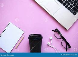 Image result for Headphones On Table Pink