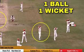 Image result for Wicket Breaking Ball in Cricket