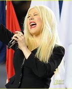 Image result for Christina Aguilera Super Bowl