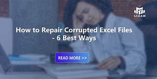 Image result for How to Recover Corrupted Excel File