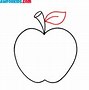 Image result for How to Draw an Apple in Glitter Glue