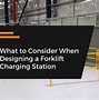 Image result for Outdoor Electric Fork Lift Charging Station
