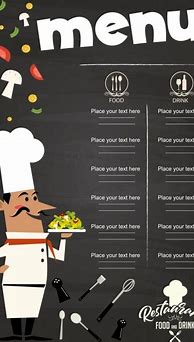 Image result for Chef Recommended Menu Template