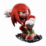 Image result for Knuckles the Echidna Sonic Movie 2 PNG