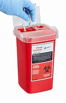 Image result for Red Sharps Container Disposal Jug