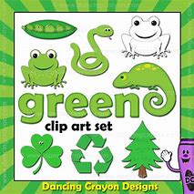 Image result for Things That Are Green Clip Art