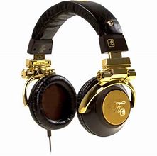 Image result for Vintage Brown and Gold Headphones