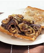 Image result for Steak Sandwich with Onions