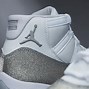 Image result for Jordan 11s White with Silver Glitter