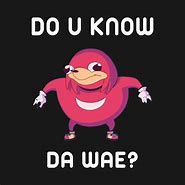 Image result for Ugandan Knuckles Do You Know Da Wae