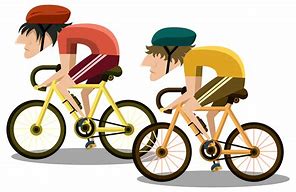 Image result for Bicycle Race Cartoon