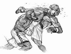 Image result for Fighting Game Line Art