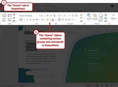 Image result for Home Tab PowerPoint Icon