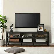 Image result for Solid Wood TV Stand for 75 Inch TV