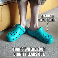Image result for Crocs Shoes Meme