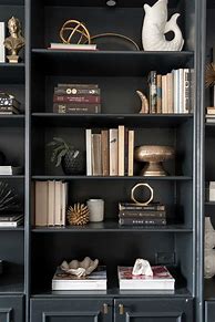 Image result for Black and White Bookshelf