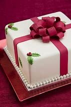 Image result for Square Christmas Cake