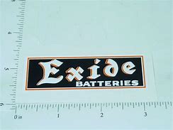 Image result for Exide Battery Sticker