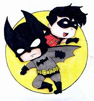 Image result for Cute Cartoon Batman and Robin