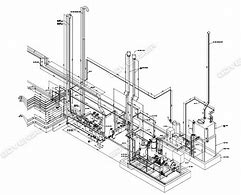 Image result for Isometric Layout of Foundry Shop 3D Drawing