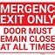 Image result for Emergency Exit Signs Clip Art