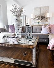 Image result for Mirrored Cabinets for Living Room