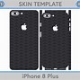 Image result for Size Back of iPhone 8 Plus Template