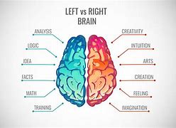 Image result for Left and Right Brain Functions Chart