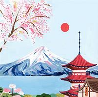 Image result for Mount Fuji Print