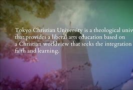 Image result for Tokyo Christian University President