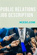 Image result for Public Relations Job Description