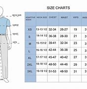 Image result for Size Chart for Men