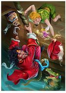 Image result for Peter Pan Captain Hook Tinkerbell