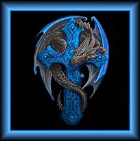 Image result for Blue Tribal Dragon