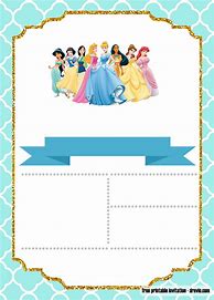 Image result for Disney Trip Princess Template