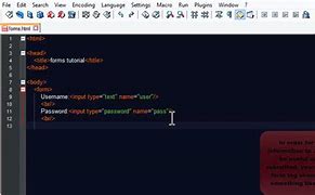 Image result for Username and Password HTML Code
