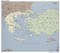 Image result for Aegean Sea Physical Map