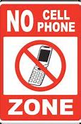Image result for No Cell Phone in the Plant Sign