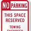 Image result for City Towing Signs