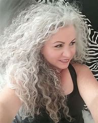 Image result for Long Wavy Gray Hair
