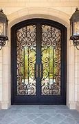 Image result for Antique Wrought Iron Door Design