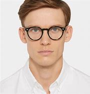 Image result for Round Eyeglasses Black Men's
