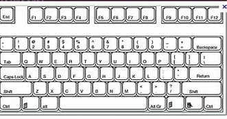 Image result for Computer Keyboard Outline