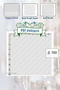 Image result for Peyote Stitch Graph Paper Printable